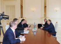 Azerbaijani President Ilham Aliyev received delegation led by OMV CEO Gerhard Roiss
